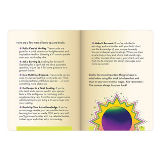 Cosmic Dreamscape Astrology Oracle Deck by Nina Kahn | 72 Card Astrology Oracle