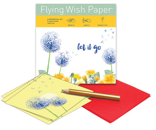 Let It Go Dandelion Flying Wish Paper Kit