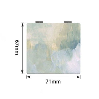 Reflective Ward Double Compact Mirror | Acetate Compact Mirror