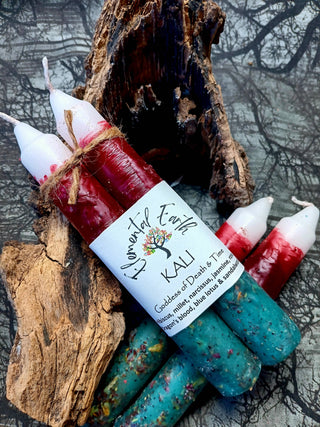 Kali Dressed Ritual Candle for Transformation and Shadow Work