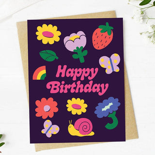 Happy Birthday Spring Greeting Card
