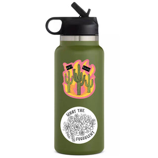 Hot Damn Saguaro Cactus Vinyl Sticker