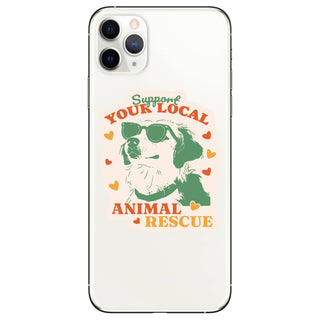 Support Your Local Animal Rescue Vinyl Sticker