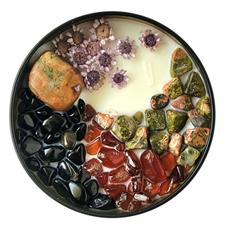 Sacred Ground Soy Ritual Candle for Grounding and Stability