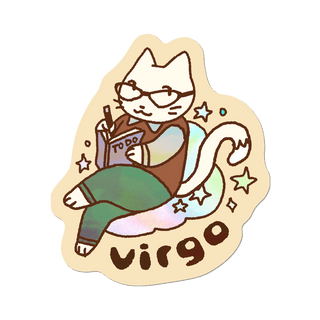 Cozy Cute Zodiac Vinyl Stickers for Astrology Lovers and Gifts