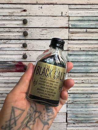 Datura Black Salt | Protection, Cleansing & Ritual Use
