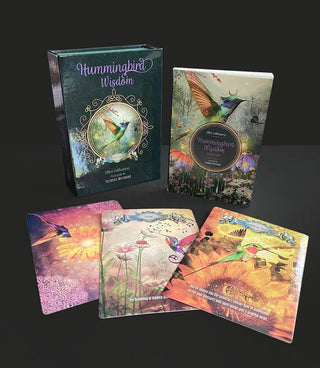 Hummingbird Wisdom Oracle Cards by Ellen Valladares Illustrated by Yasmeen Westwood for Joy and Intuitive Guidance