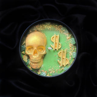 Money Drawing Ritual Candle | Ground Cinnamon