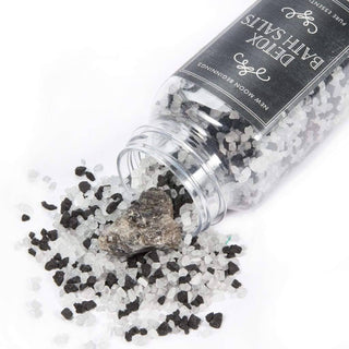 Detox Crystal Bath Salt Soak | Smoky Quartz & Black Lava Salt