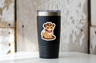 Cowboy Kitten Vinyl Sticker