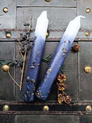 Nyx Herbal Intention Candles for Shadow Work, Intuition, and Night Magic
