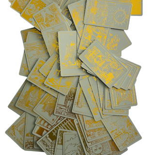 Sage Edition Tarot Deck  & Guide | Classic Tarot Design and Gold Foil