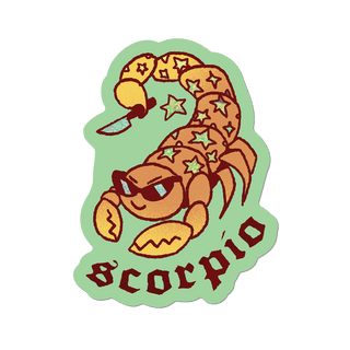 Cozy Cute Zodiac Vinyl Stickers for Astrology Lovers and Gifts