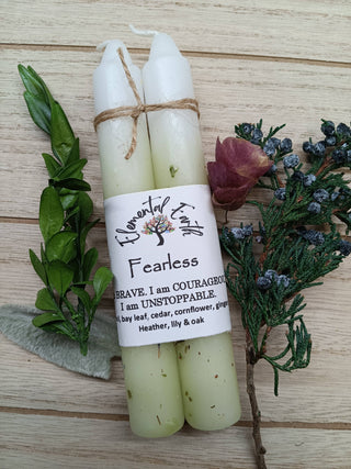 Fearless Dressed Intention Candles