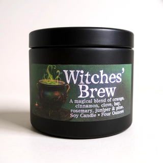 Witches’ Brew Soy Candle | Protection, Abundance, and Autumn Magic