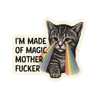 I’m Made of Magic Motherf*cker Cat Vinyl Sticker