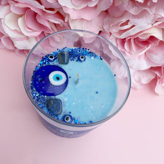 The Eye Sees, The Moon Shields, I am Protected Candle 