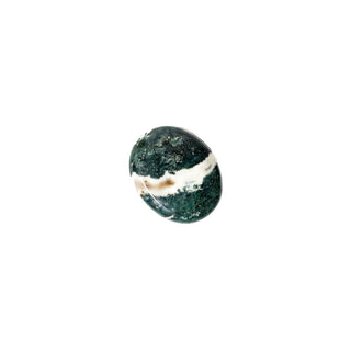 Moss Agate Palm Stone for Growth & Grounding