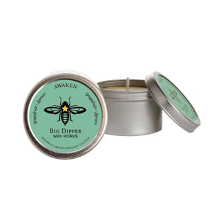Aromatherapy Travel Beeswax Candle (2oz Tin)
