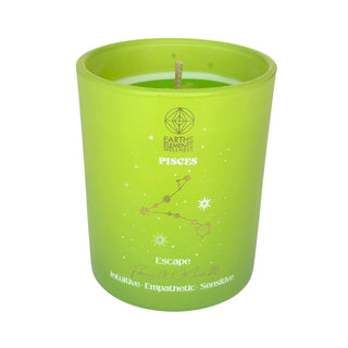 Zodiac Ritual Candle for Astrology, Intention, and Elemental Energy