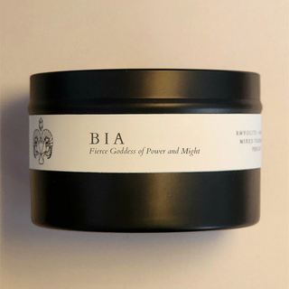 Bia Fierce Goddess of Power and Might Candle for Strength and Grounded Confidence