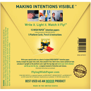 Royal Butterfly Flying Wish Paper Kit
