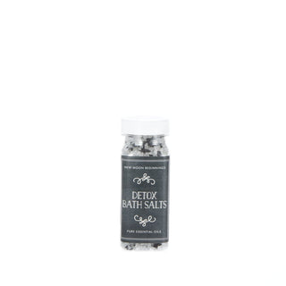 Detox Crystal Bath Salt Soak | Smoky Quartz & Black Lava Salt