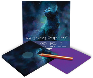 Cosmic Cat Flying Wish Paper Kit