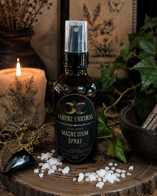 Crystal Infused Magnesium Spray | Sandalwood & Vanilla