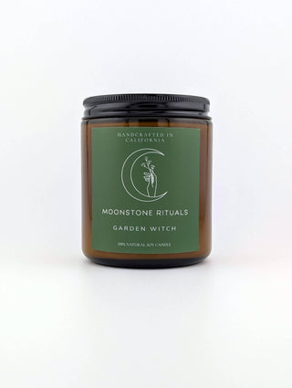 Moonstone Rituals Wood Wick Soy Candle | 10oz Jar