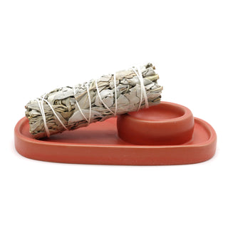 Ceramic Sage Bundle & Palo Santo Burner Tray