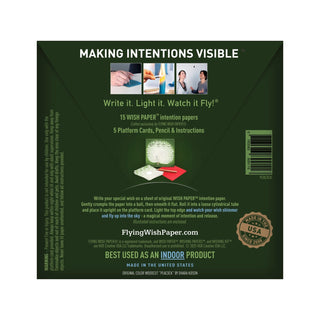 Peacock Flying Wish Paper Kit
