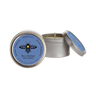 Aromatherapy Travel Beeswax Candle (2oz Tin)