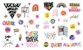 The Big Book of Queer Stickers by Ash + Chess