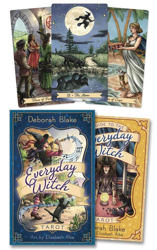 Everyday Witch Oracle by Deborah Blake | Witchcraft Oracle Deck & Guidebook