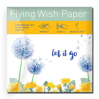 Let It Go Dandelion Flying Wish Paper Kit