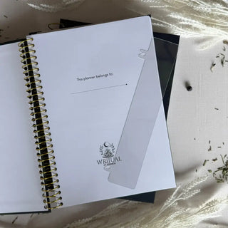 Undated Writual Tarot Journal | Hardcover Tarot Reading Journal