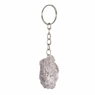 Lepidolite Crystal Keychain | Raw Stone