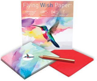 Hummingbird Flying Wish Paper Kit