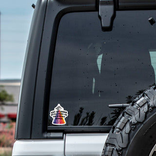 Get In Loser Upward Spiral UFO Cat Vinyl Sticker