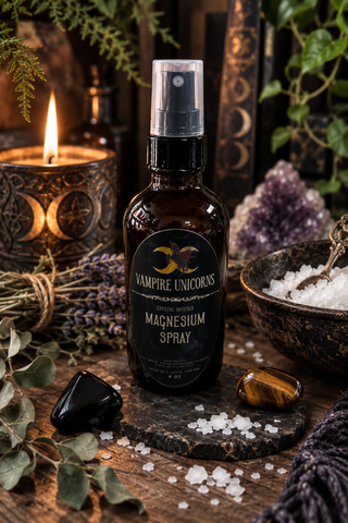 Crystal Infused Magnesium Spray | Sandalwood & Vanilla