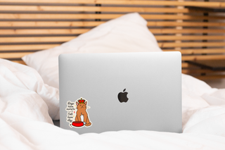 Dogs Have Owners, Cats Have Staff Vinyl Sticker