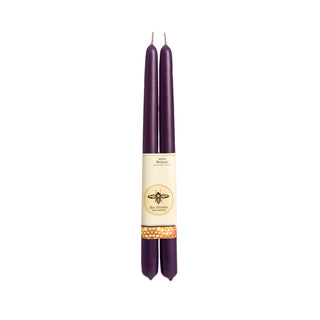 Hand-Dipped Beeswax Taper Candles