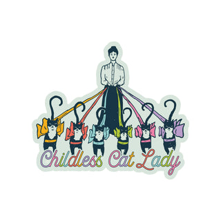 Childless Cat Lady Sticker