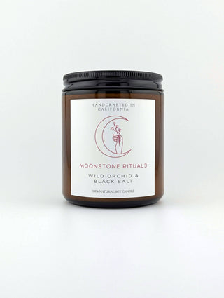 Moonstone Rituals Wood Wick Soy Candle | 10oz Jar