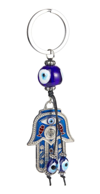 Hamsa Evil Eye Protection Keychain