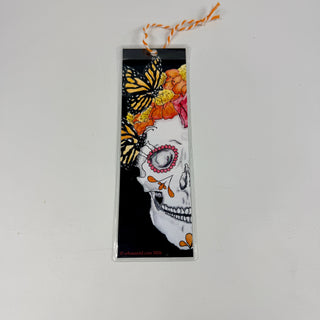 Hand-Drawn Calaveras Bookmark