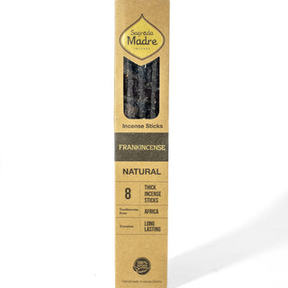 Box of Frankincense Natural resin incense sticks, with clear window to view the incense inside.