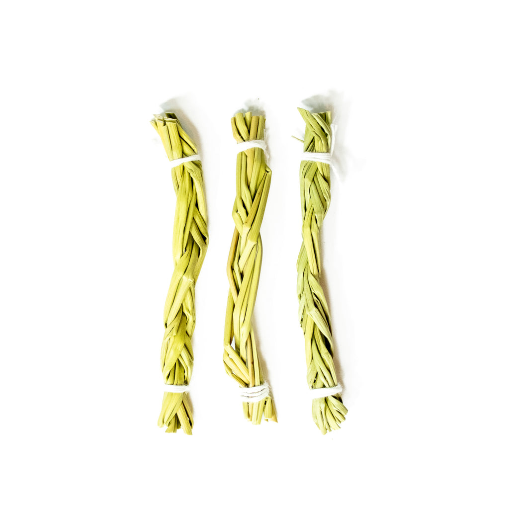 Sweetgrass Ribbon Sweetgrass Braid for Blessing and Positive Energy β The Ninth House