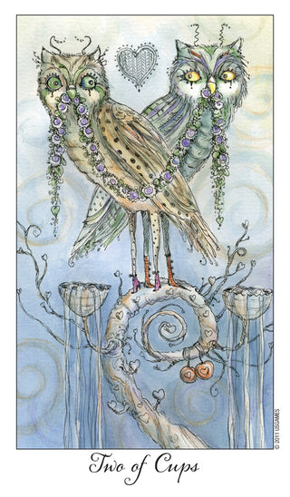 Joie de Vivre Tarot by Paulina Fae Whimsical Tarot Deck with Guidebook
